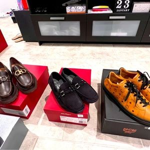 Mens designer shoes sze 8.5-9.5
